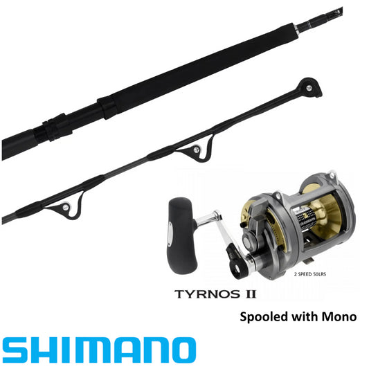 Shimano Backbone Elite / Tyrnos Game Combo-Combo - Blue Water-Shimano-Backbone Elite 24 RT/Tyrnos 50 2sp-Fishing Station