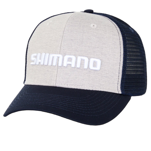 Shimano Coltsniper Trucker II Cap-Hats & Headwear-Shimano-Navy/Grey-Fishing Station