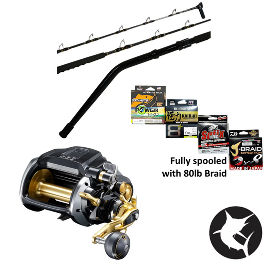 Shimano Deep Drop Electric Reel Combo - Speedmaster Game / Beastmaster 12000