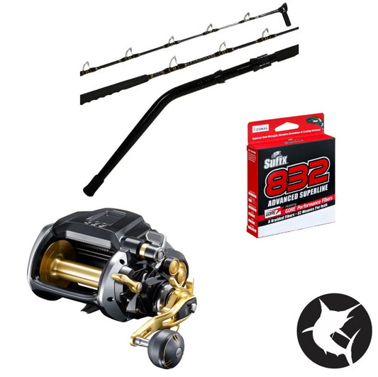 Shimano Deep Drop Electric Reel Combo - Speedmaster Game / Beastmaster 12000