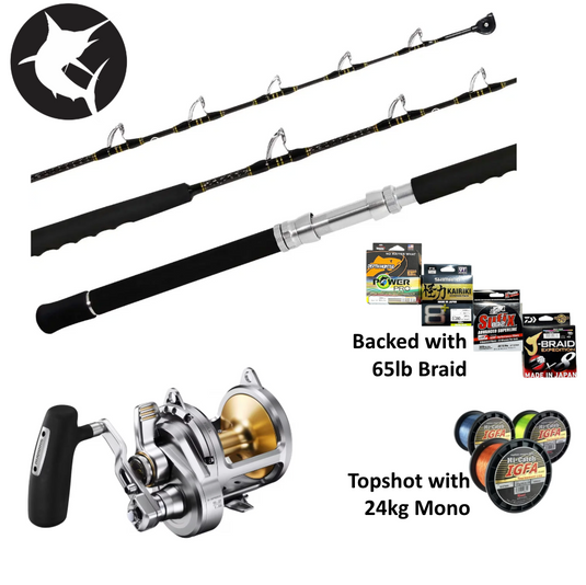 Shimano Speedmaster 24kg / NEW Talica 25A Overhead Game Combo