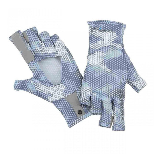 Simms Solarflex Sun Glove-Gloves-Simms-Hex Camo Storm-S-Fishing Station
