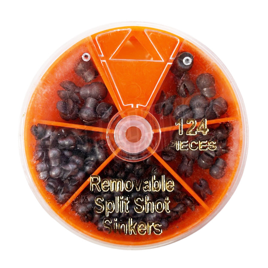 Sinker Pro Removable Split Shot Sinkers 124-Piece Dial Pack