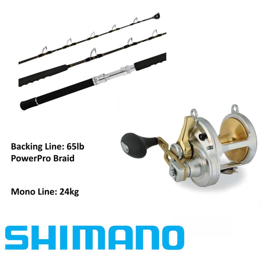 Shimano Speedmaster Rod / Talica Overhead Game Combo-Combo - Blue Water-Shimano-Speedmaster Rollertip 24kg / Talica 25 2sp-Fishing Station