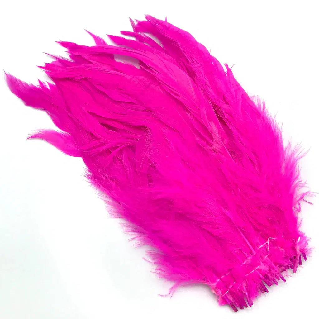 Sprirt River UV2 Strung Schlappen Feathers-Fly Fishing - Fly Tying Material-Spirit River-Hot Pink-Fishing Station
