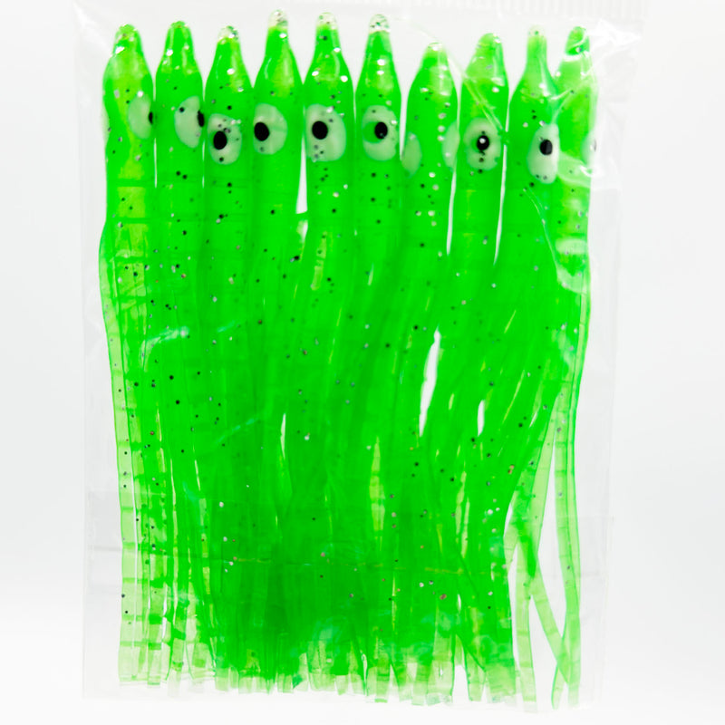 Load image into Gallery viewer, Squid Assist Skirt-Skirt-Trophy Hunter-9cm-Green-Fishing Station
