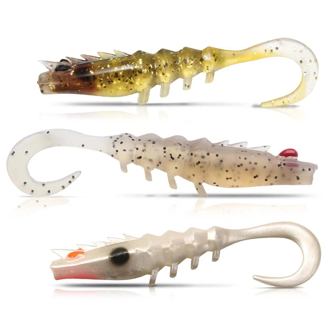 Squidgies Prawn Wriggler Tail-Lure - Soft Plastic-Squidgies-95mm-Bloodworm-Fishing Station