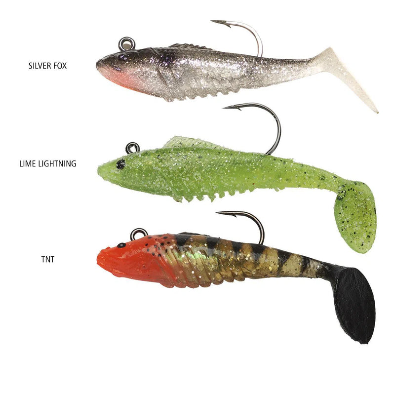 Load image into Gallery viewer, Squidgies Slickrig-Lure - Soft Plastic-Squidgies-65mm-Silver Fox-Fishing Station
