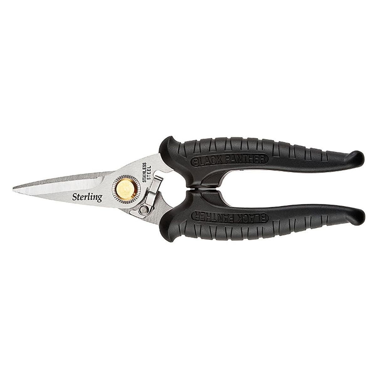 Sterling Black Panther 185mm (7") Industrial Snips-Tools - Scissors, Cutters, & Knot Tools-Sterling-Fishing Station