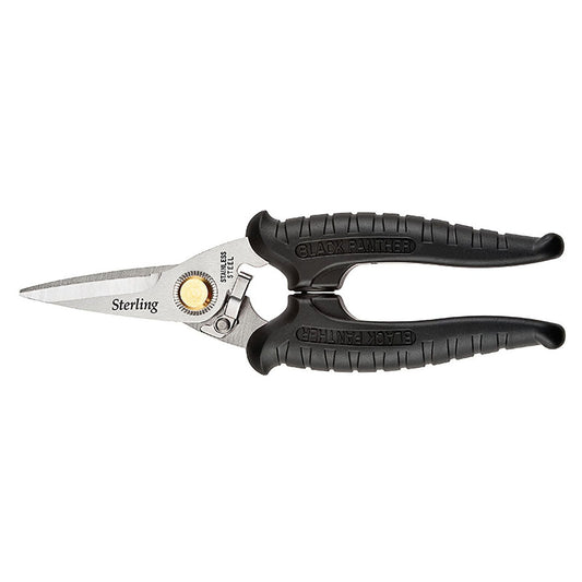 Sterling Black Panther 185mm (7") Industrial Snips-Tools - Scissors, Cutters, & Knot Tools-Sterling-Fishing Station