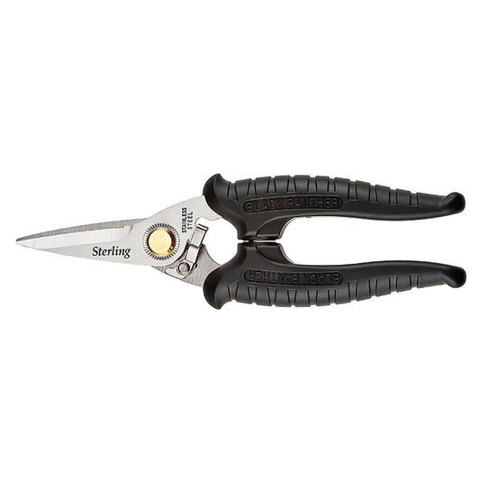 Sterling Black Panther 185mm (7") Black Panther Industrial Snips-Tools - Scissors, Cutters, & Knot Tools-Sterling-Fishing Station