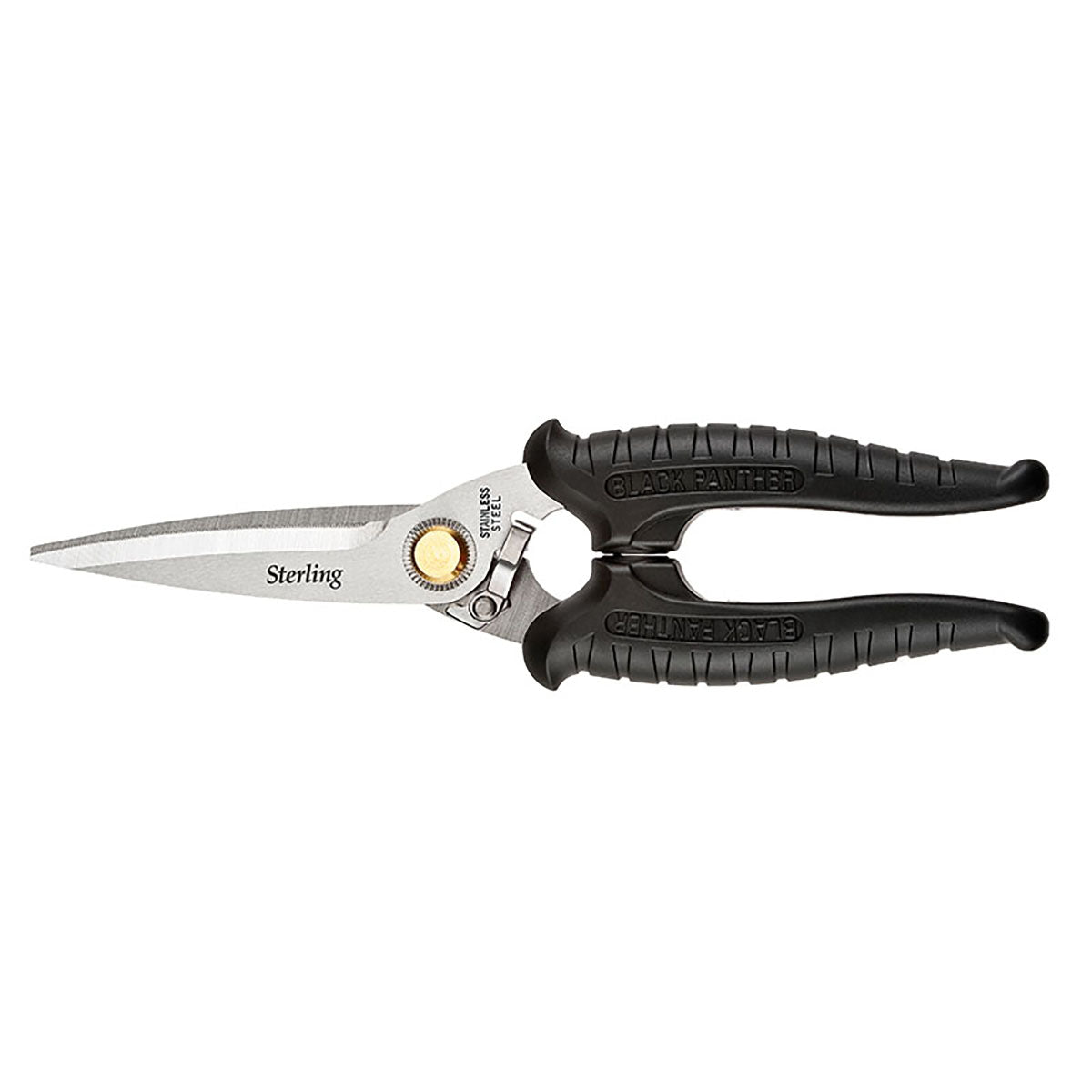 Sterling Black Panther 200mm (8") Industrial Snips-Tools - Scissors, Cutters, & Knot Tools-Sterling-Fishing Station