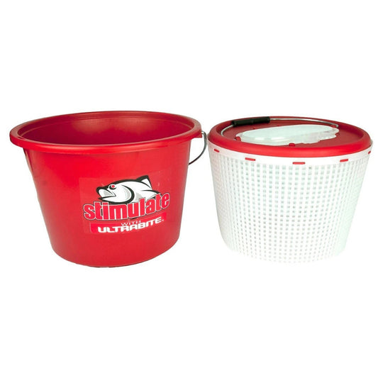 Stimulate Berley/Live Bait Bucket-Buckets, Bait Collecting & Burley-Stimulate-Large (15L)-Fishing Station
