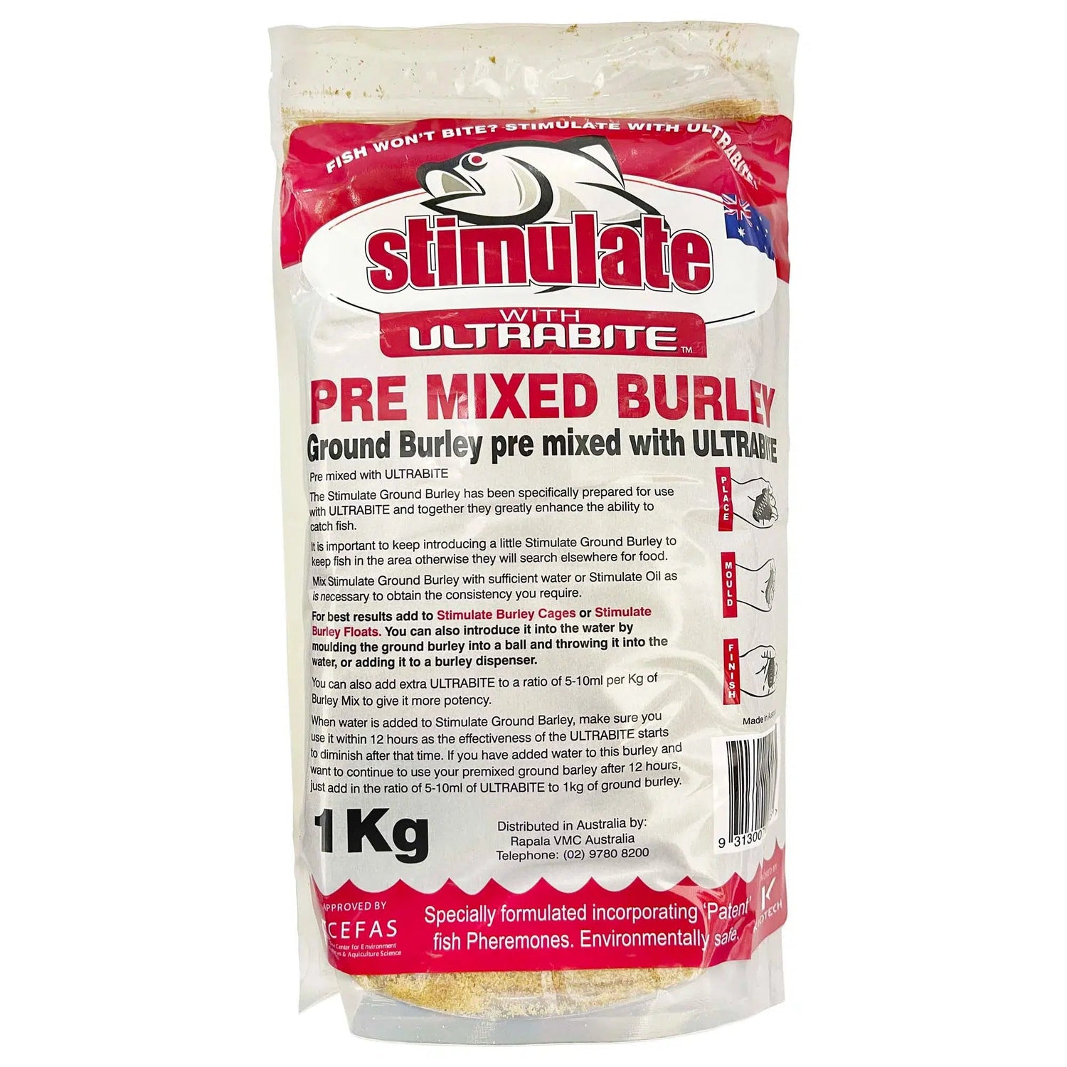 Stimulate Ground Berley Pre Mixed with Ultrabite 1kg-Fish Attractants & Scents-Stimulate-Fishing Station