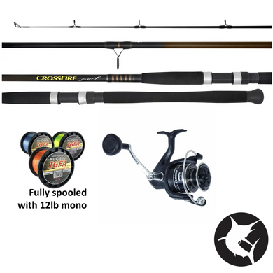 Summer Sand Combo - Daiwa Crossfire 1062L / Penn Pursuit V 4000