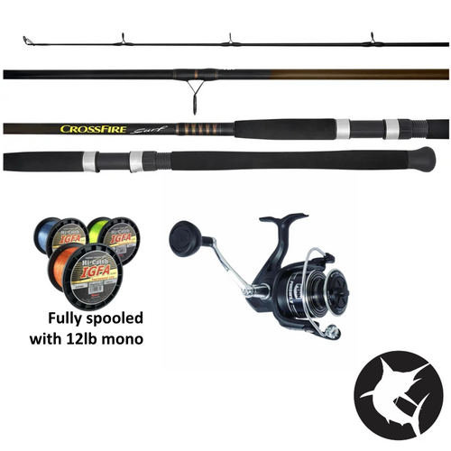 Summer Sand Combo - Daiwa Crossfire 1062L / Penn Pursuit V 4000