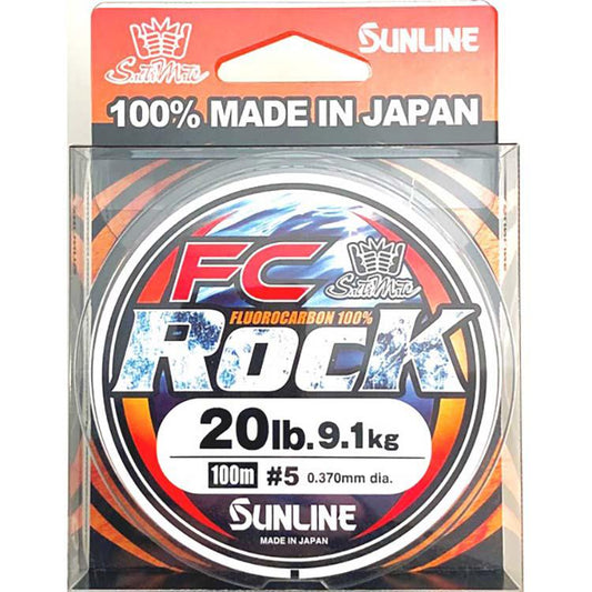 Sunline FC Rock Fluorocarbon-Line - Fluorocarbon-Sunline-4lb 100m-Fishing Station