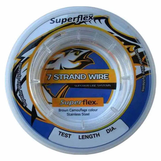 Superflex 7 Strand Wire 10m-Line - Wire-Superflex-0.36MM 18LB-Fishing Station