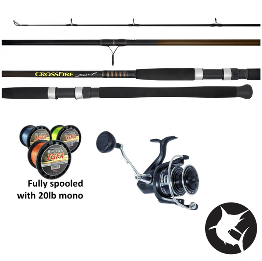 Surf Traveller Combo - Daiwa Crossfire 1203H / Penn Pursuit V 6000
