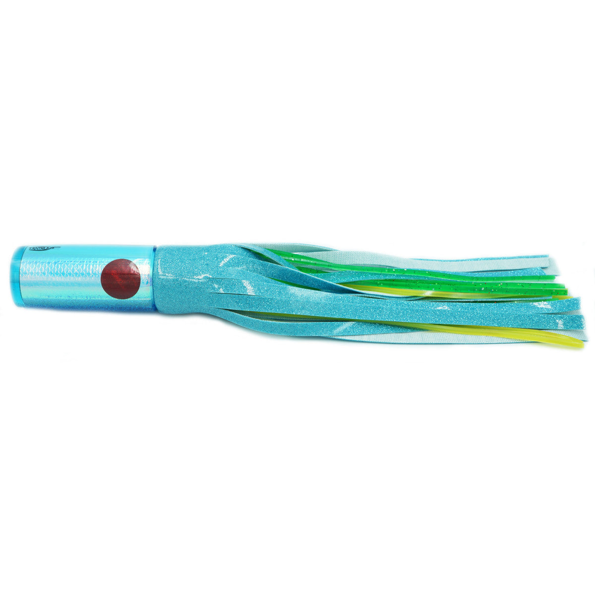 TANTRUM Lures Large AMN Vinyl Skirted Trolling Lure-Lure - Skirted Trolling-Tantrum-Ice Blue/Green Yellow Inner-Fishing Station