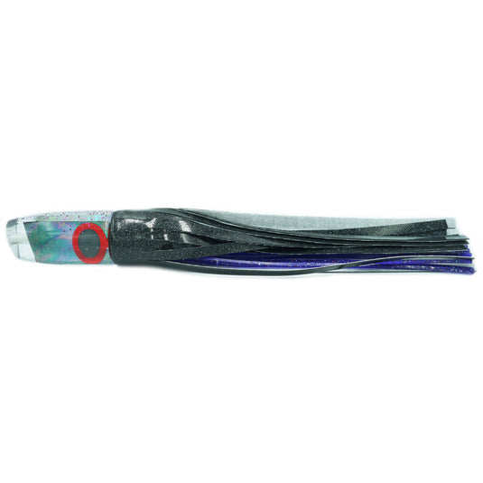 TANTRUM Lures Large Plunger Vinyl Skirted Trolling Lure-Lure - Skirted Trolling-Tantrum-Black/Purple Inner-Fishing Station
