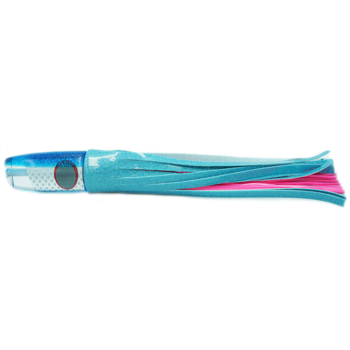 TANTRUM Lures Large Plunger Vinyl Skirted Trolling Lure-Lure - Skirted Trolling-Tantrum-Ice Blue/Pink Inner-Fishing Station