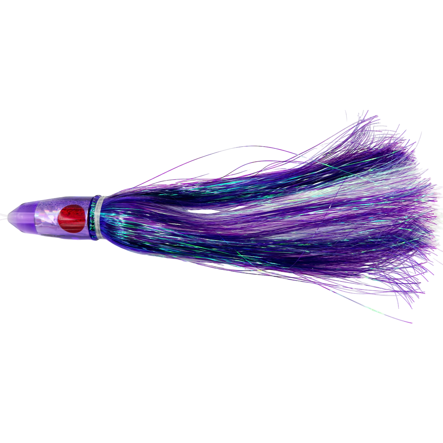 TANTRUM Lures Medium Bullet Strobez Skirted Trolling Lure-Lure - Skirted Trolling-Tantrum-Purple-Fishing Station