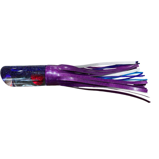 TANTRUM Lures XL Tube Vinyl Skirted Trolling Lure-Lure - Skirted Trolling-Tantrum-Magenta Purple/Blue Black Inner-Fishing Station