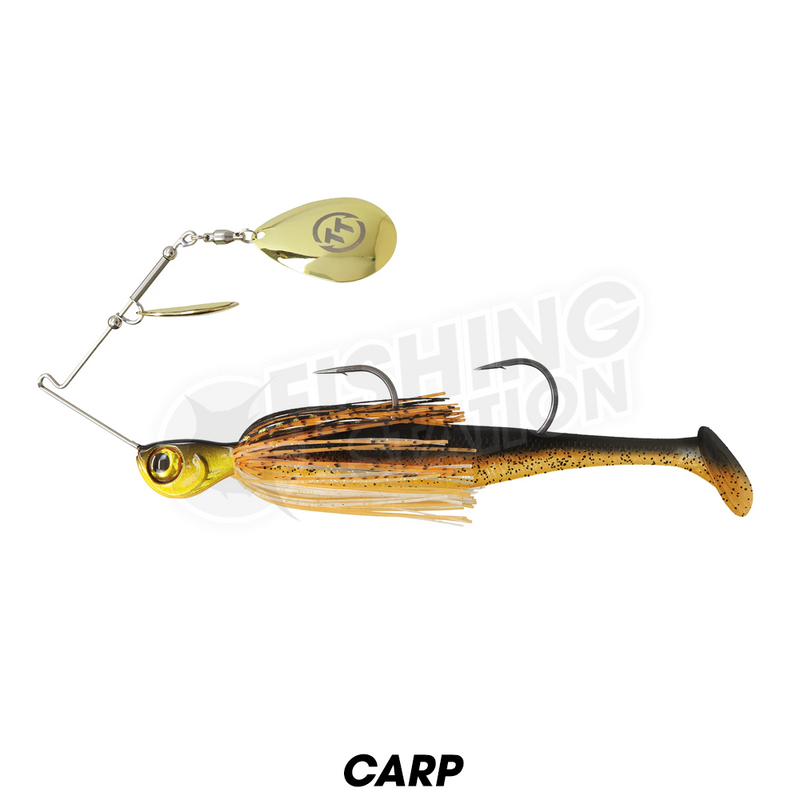 Load image into Gallery viewer, TT Tornado + Double Colorado Rigged Spinnerbait 3/4oz
