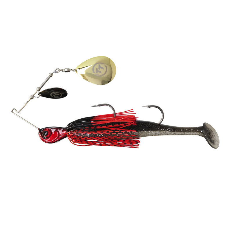Load image into Gallery viewer, TT Tornado + Double Colorado Rigged Spinnerbait 3/4oz
