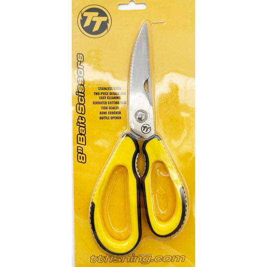 TT Bait Scissor 8"-Tools - Scissors, Cutters, & Knot Tools-Tackle Tactics (TT)-Fishing Station