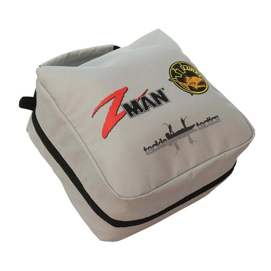 TT Deluxe Z-Man Bait Binder Bag-Tackle Boxes & Bags-Tackle Tactics (TT)-Small-Grey-Fishing Station