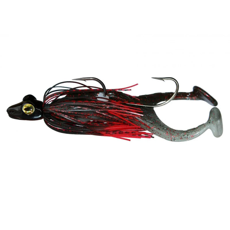 Load image into Gallery viewer, TT FroggerZ Snr Spinnerbait-Lure - Spinnerbaits &amp; Spinners-Tackle Tactics (TT)-F01 Red/Black-3/4oz-Fishing Station
