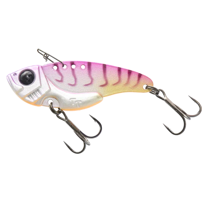 Load image into Gallery viewer, TT Switchblade+ Blade Lure-Lure - Blades &amp; Vibe-Tackle Tactics (TT)-Pink Suji Prawn-37mm (3.5g)-Fishing Station
