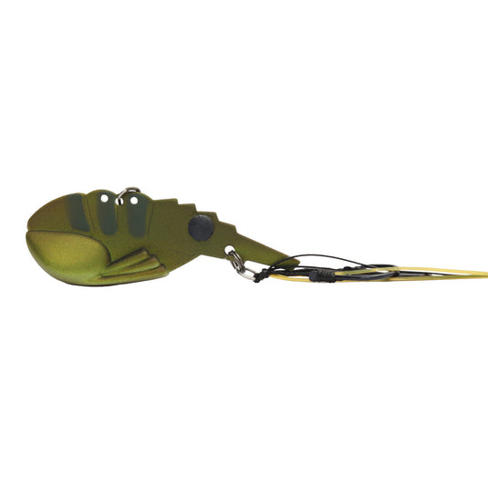 TT Switchprawn+ Blade Lure-Lure - Blades & Vibe-Tackle Tactics (TT)-Matte Olive-37mm (5.5g)-Fishing Station