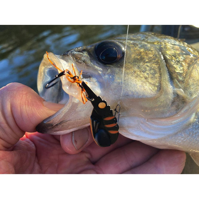 Load image into Gallery viewer, TT Switchprawn+ Blade Lure-Lure - Blades &amp; Vibe-Tackle Tactics (TT)-Disco Prawn-37mm (5.5g)-Fishing Station
