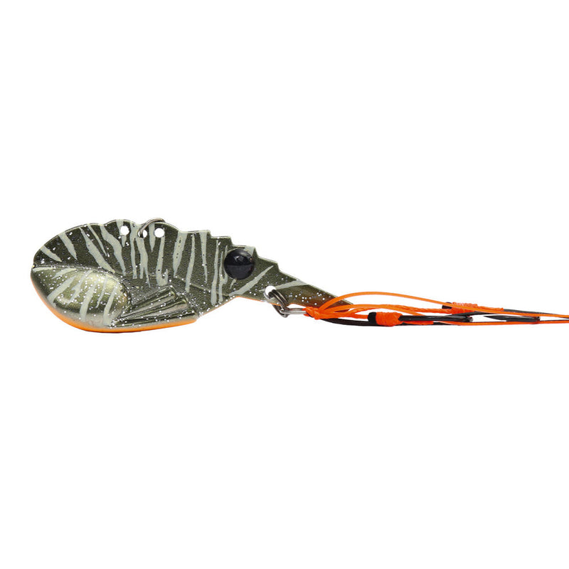 Load image into Gallery viewer, TT Switchprawn+ Blade Lure-Lure - Blades &amp; Vibe-Tackle Tactics (TT)-Onyx Tiger-44mm (8g)-Fishing Station
