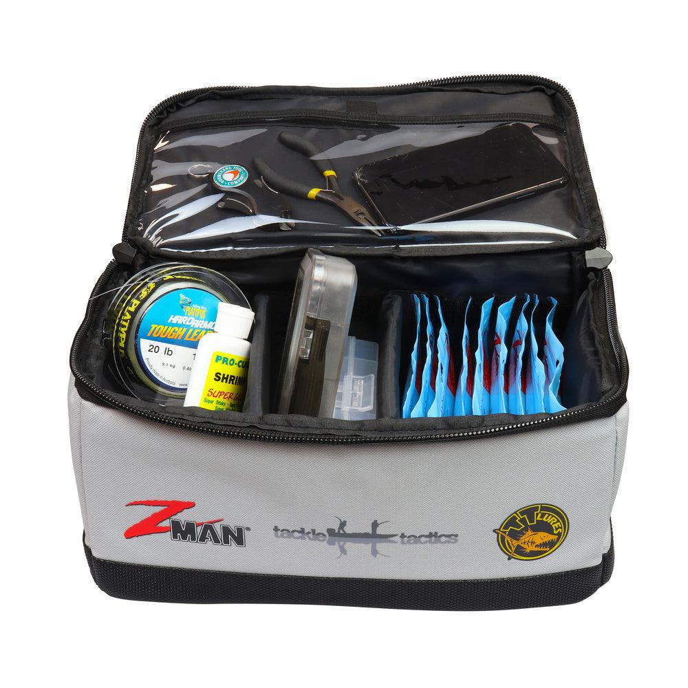 TT Z-Man Deluxe Tackle Block-Tackle Boxes & Bags-Tackle Tactics (TT)-Grey-Fishing Station