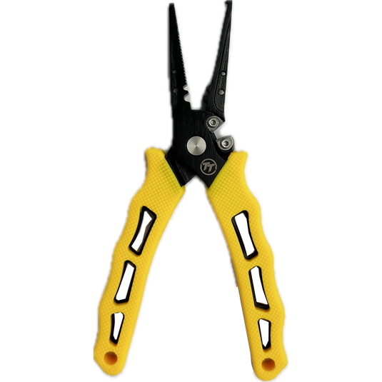 TT Coated Stainless Steel Split Ring Pliers-Tools - Pliers-Tackle Tactics (TT)-Large 7