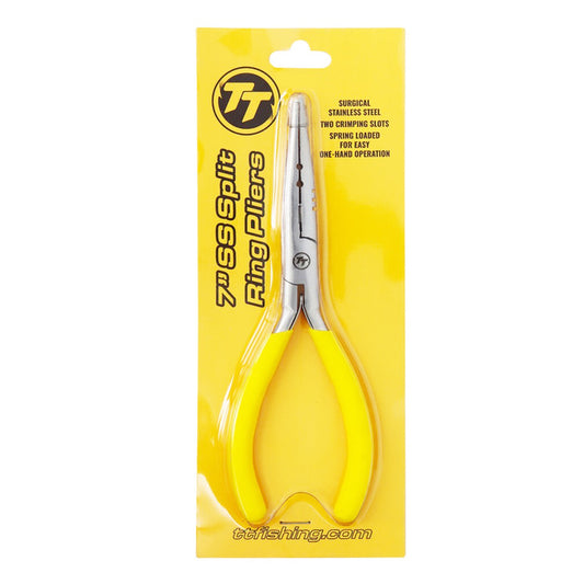 TT Stainless Steel Split Ring Pliers-Tools - Pliers-Tackle Tactics (TT)-7" (17.7cm)-Fishing Station