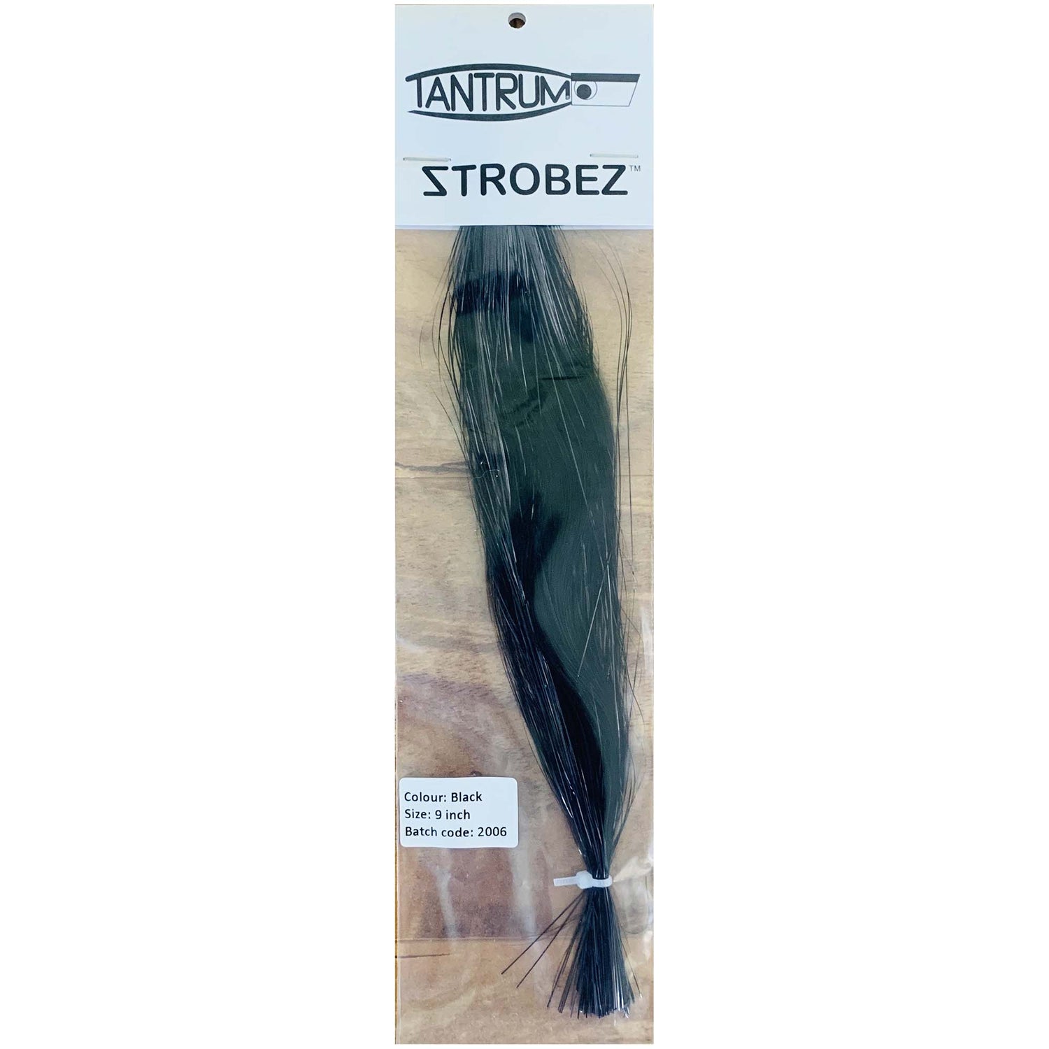 Tantrum Strobez Trolling Lure Skirting Material-Skirt-Tantrum-12"-Black-Fishing Station