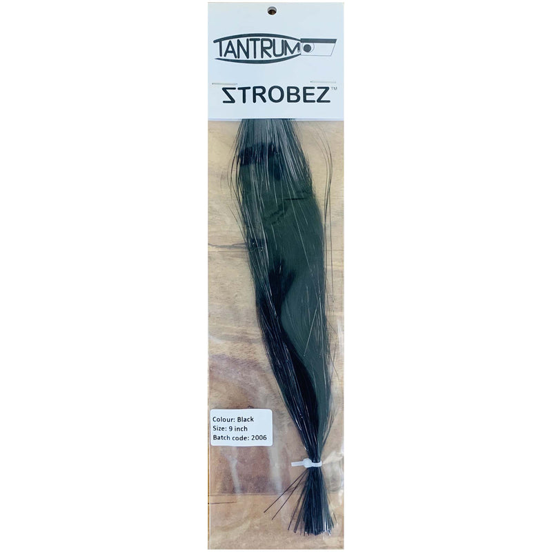 Load image into Gallery viewer, Tantrum Strobez Trolling Lure Skirting Material-Skirt-Tantrum-12&quot;-Black-Fishing Station
