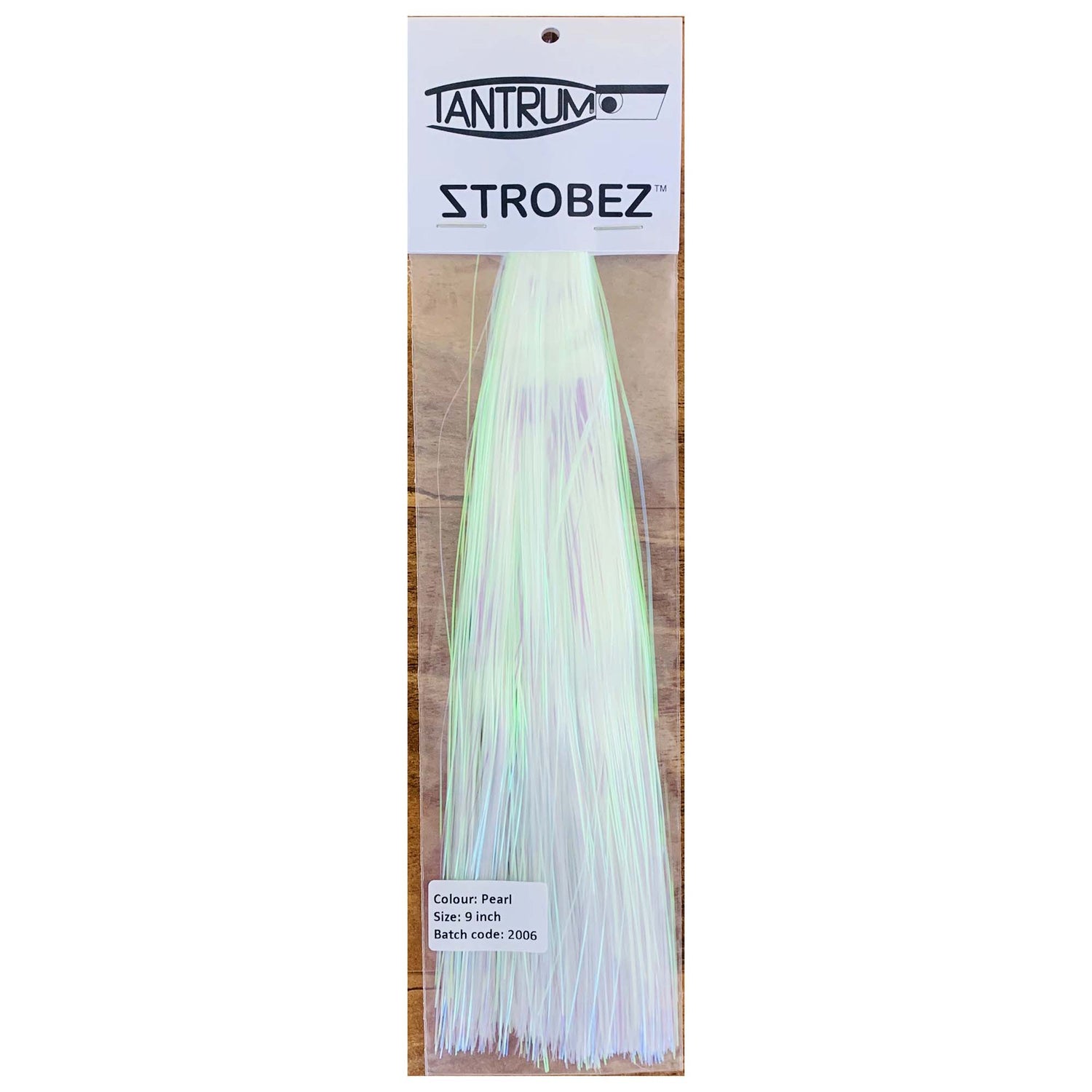 Tantrum Strobez Trolling Lure Skirting Material-Skirt-Tantrum-9"-Pearl-Fishing Station