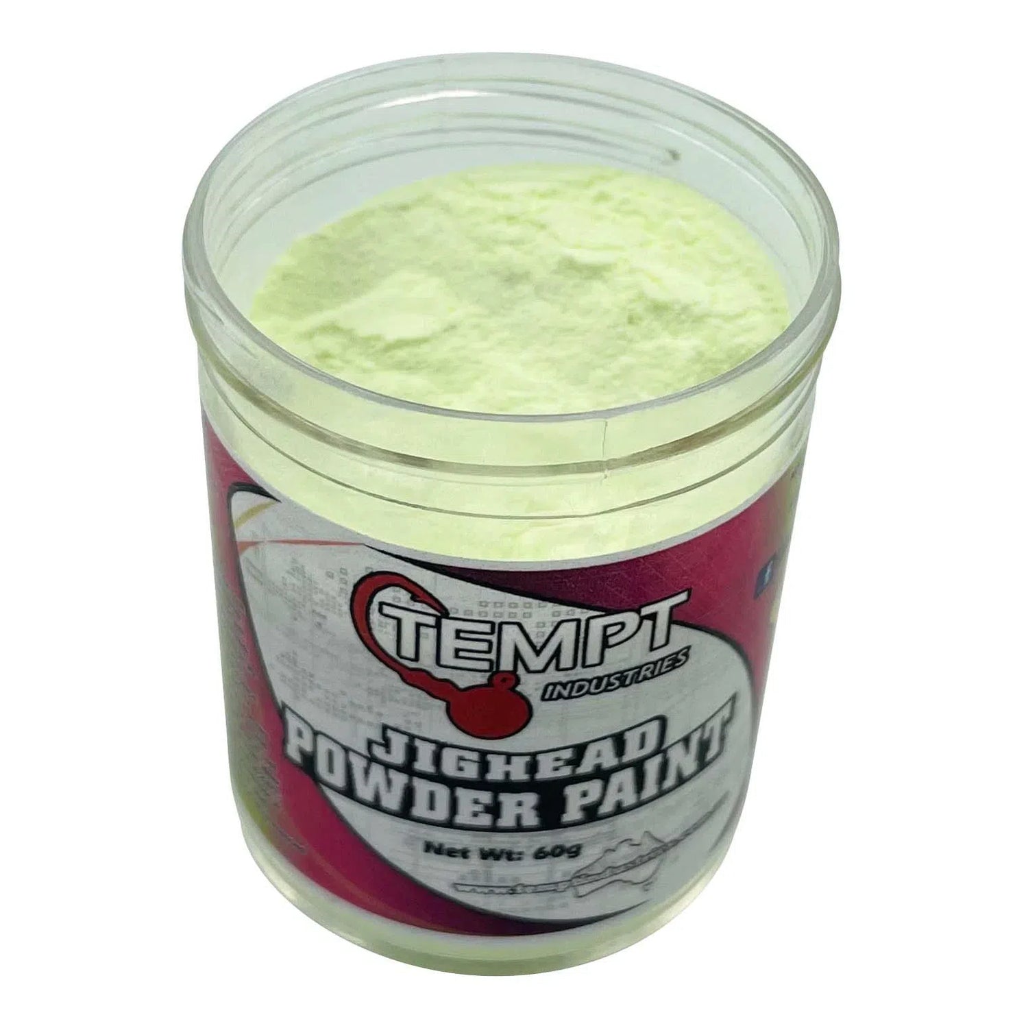 Tempt Jighead Powder Paint 60g-Hooks - Jigheads-Tempt-Lumo Green-Fishing Station