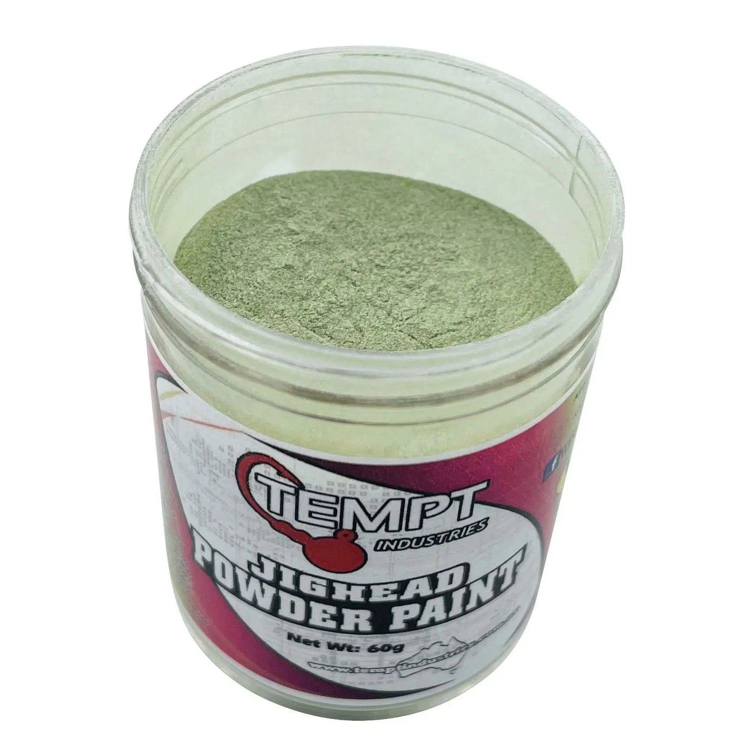 Tempt Jighead Powder Paint 60g-Hooks - Jigheads-Tempt-Motor Oil UV-Fishing Station