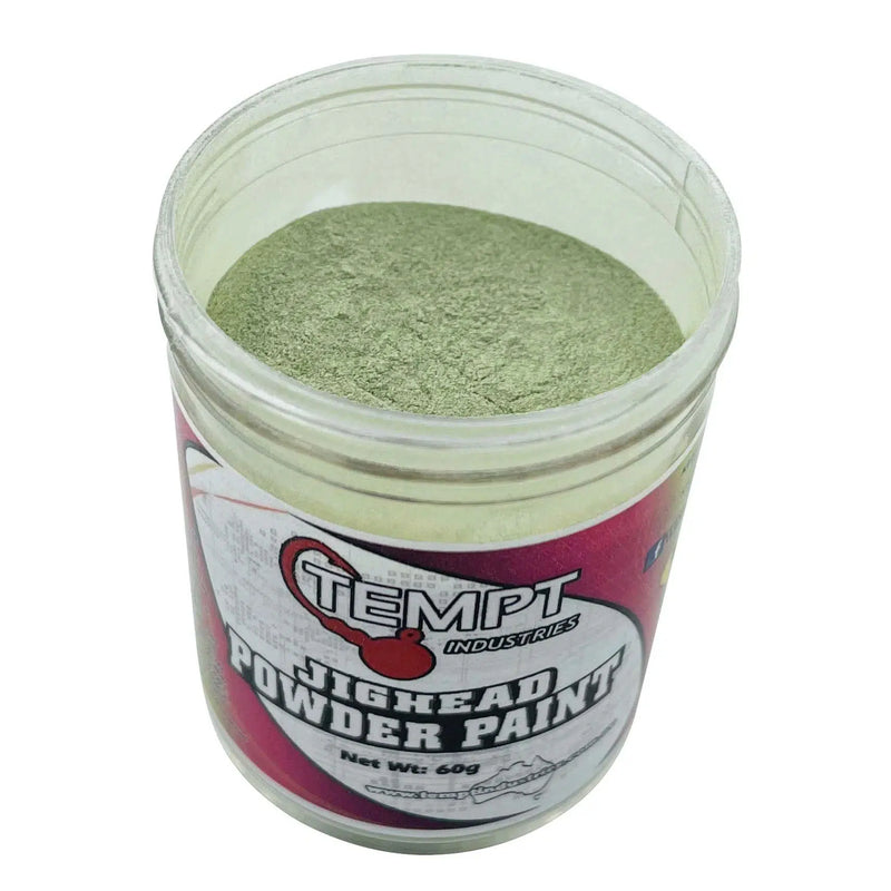 Load image into Gallery viewer, Tempt Jighead Powder Paint 60g-Hooks - Jigheads-Tempt-Motor Oil UV-Fishing Station
