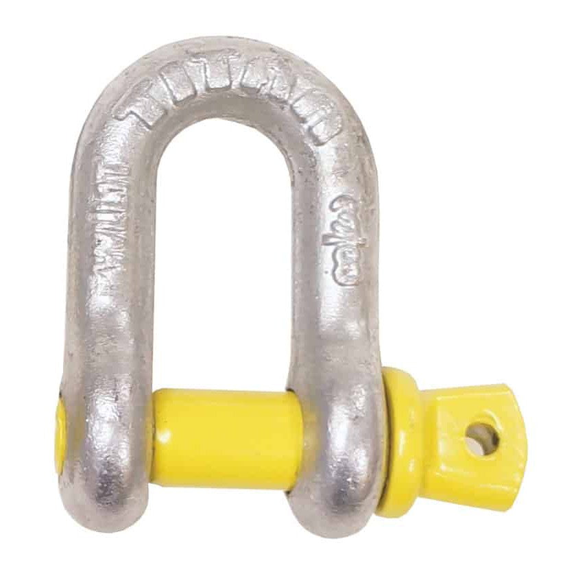 Titan Galvanised D Shackle-Accessories - Boating-BLA-6mm-Fishing Station