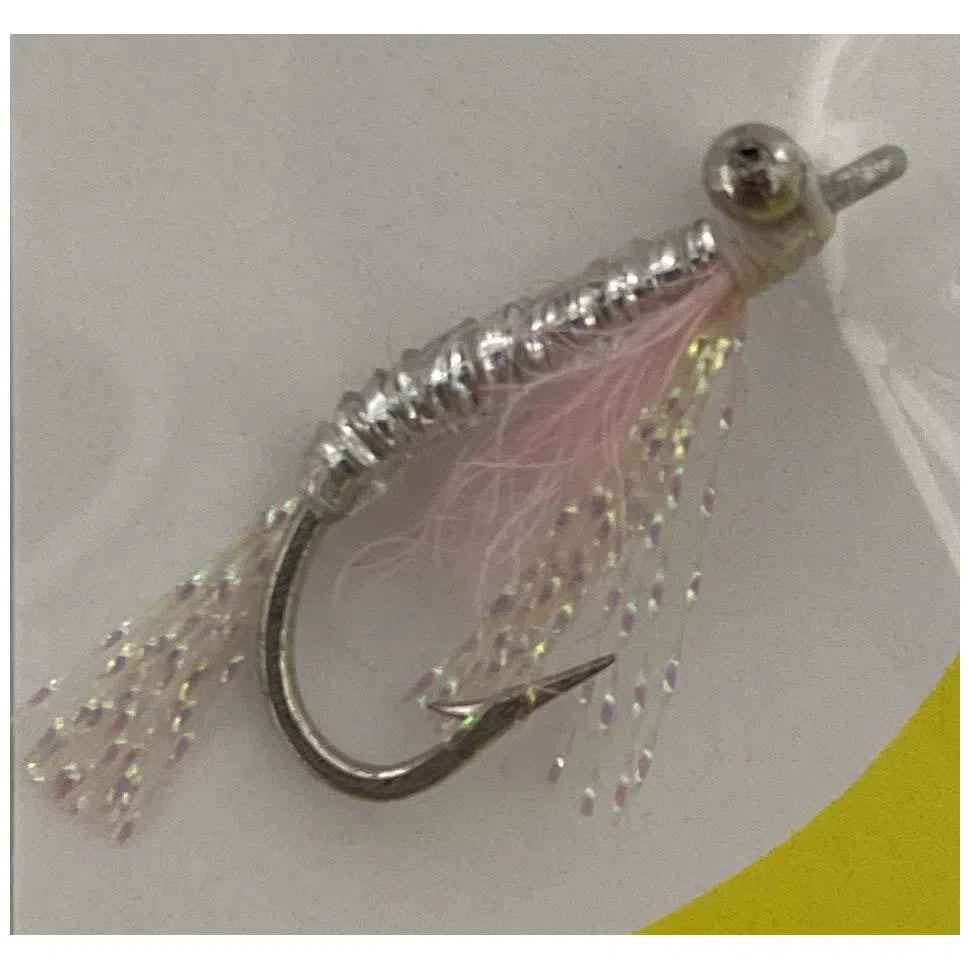 Todd Crazy Charlie SW Flies-Lure - Saltwater Fly-Todd-Pink-Size #6-Fishing Station