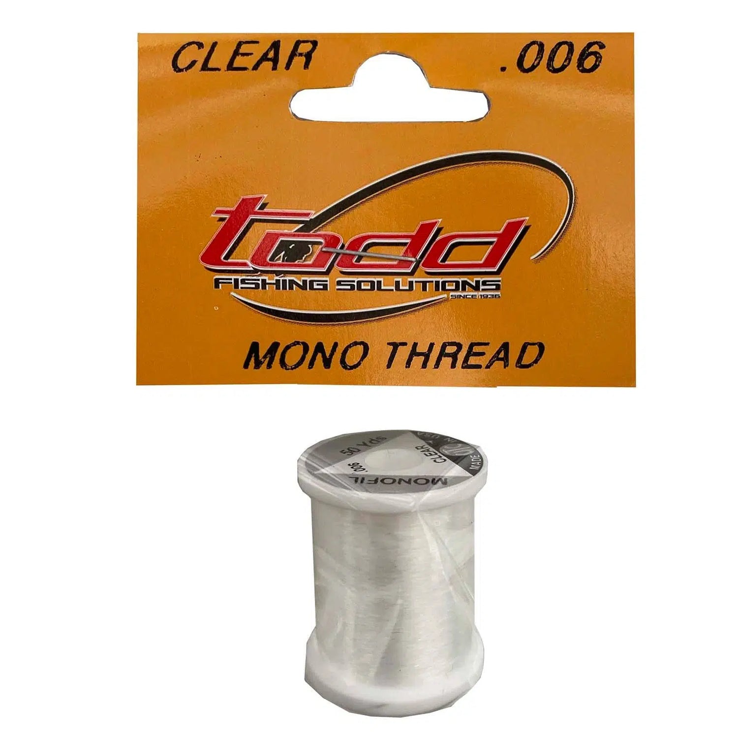 Todd Mono Thread-Fly Fishing - Fly Components-Todd-Clear-0.006-Fishing Station