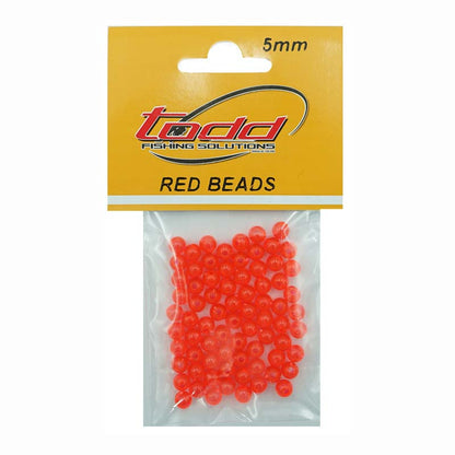 Todd Red Beads-Terminal Tackle - Beads & Tubing-Todd-5mm-Fishing Station